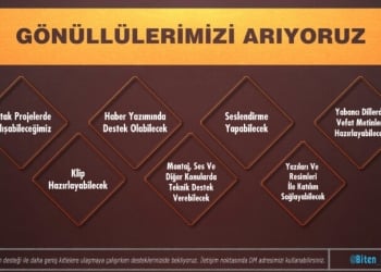 Sitemiz için gönüllü olmaya var mısınız?