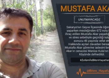 KHK’lı Mustafa öğretmen kalbine yenik düştü